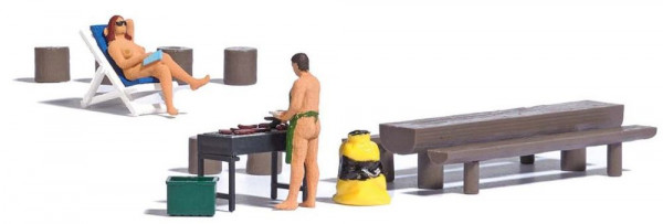 Busch 7946 - Action-Set, Nackt grillen