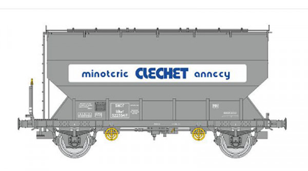 REE WB-888 - SNCF Getreidewagen 2-achsig Ep. 3, "Minoterie Clechet Annecy"