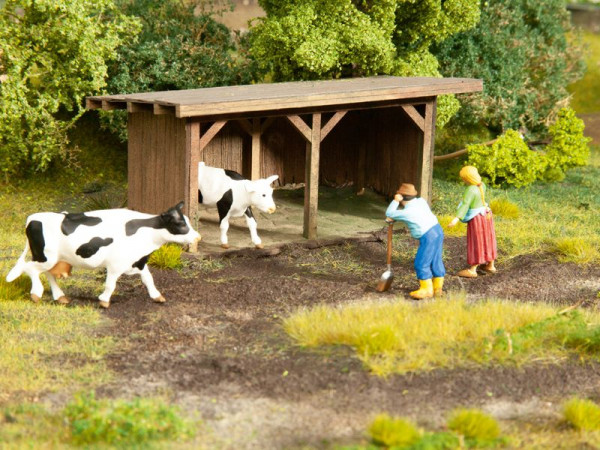 Noch 67136 - Viehunterstand 11,9 cm x 8 cm und 5,8 cm hoch