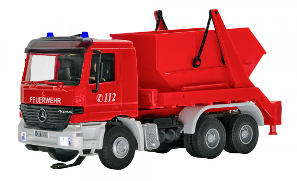Viessmann 8053 - H0 Feuerwehr MB ACTROS 3-achs Absetzkipper mitRundumleuchten, Basis, Funktionsmodel