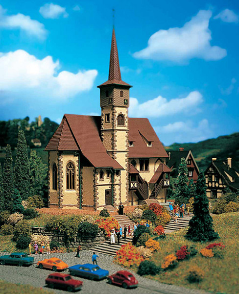 Vollmer 47736 - Kirche Ditzingen 160x98x215 mm