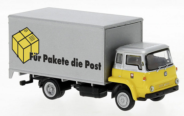 Brekina 35921 - Bedford TK Koffer 2. Version 1971, PTT (CH) ,