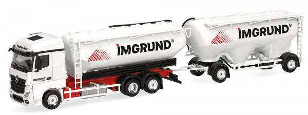 Herpa 319157 - Mercedes-Benz Actros Streamspace Eutersilo-Hängerzug "Imgrund"