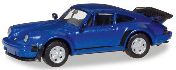Herpa 030601-002 - Porsche 911 Turbo, blaumetallic