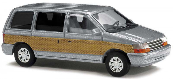 Busch 44623- Plymouth Voyager silber "Woody" Bj.1990 "Metallica"