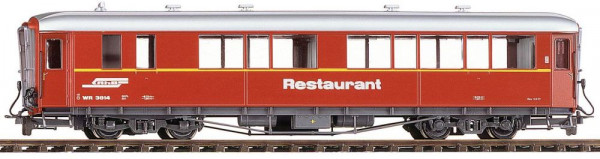 Bemo 3274114 - RhB WR 3813 Speisewagen rot