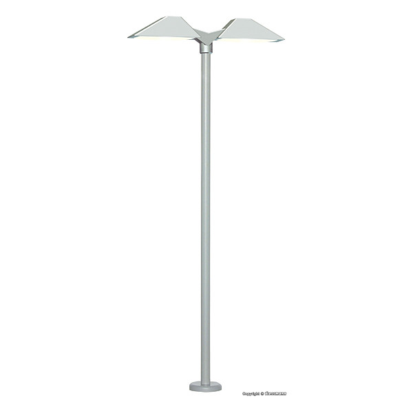 Viessmann 6484 - Moderne Bahnsteigleuchte doppelt m.LED
