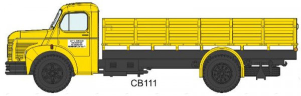REE CB-111 - Berliet GLC6 Prischen-Lkw, gelb