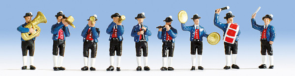 Noch 15580 - Musikkapelle 9 Figuren