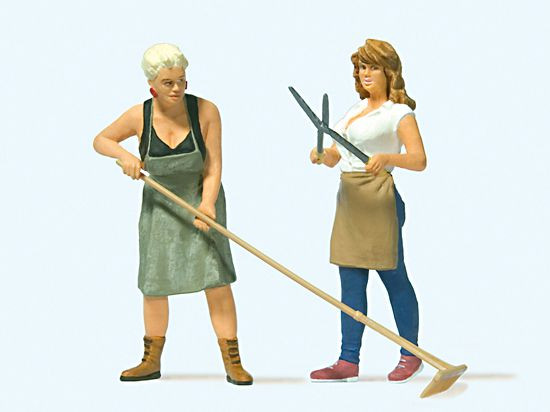 Preiser 44929 - Bei der Gartenarbeit, 2 Figuren