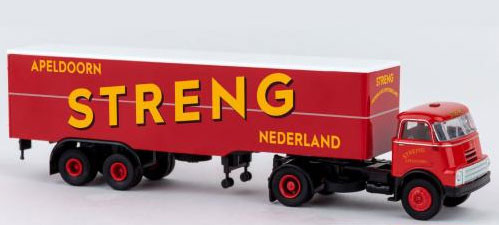 Brekina 85231 - DAF DO 2000 Koffer-SZ 1957, Streng,