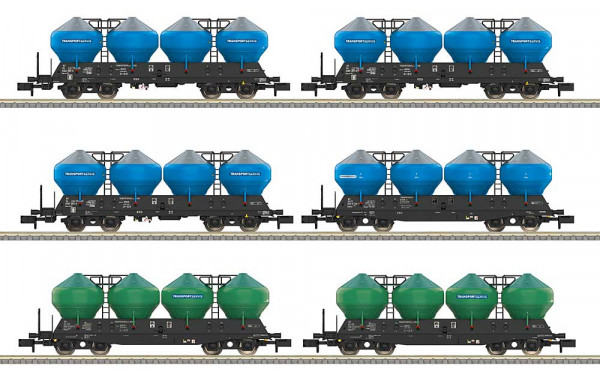 Trix 18301 - Wagen-Set Uacs CD