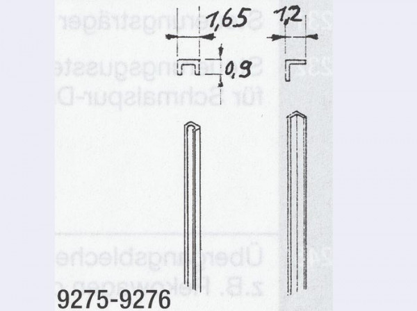 Weinert 9276 - Kunststoff Winkel-Profil 4St