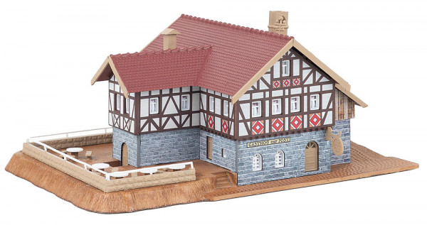Faller 232138 - Gasthaus Zur Post mit Biergarten