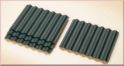 Auhagen 41613 - 4 Dachplatten trapezförmig 11,7 x 9,5 cm