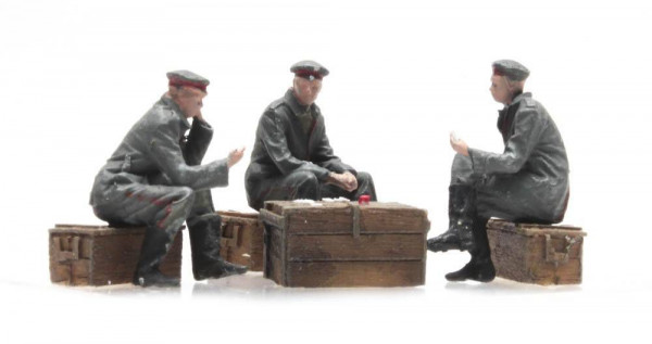 Artitec 387.356 - Kartenspielende deutsche Soldaten 3 Figuren
