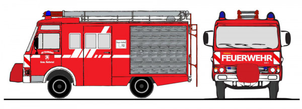 Loewe 4056 - Magirus Deutz "Zeta" 90M5- LF8, FW Tremsdorf Nuthetal