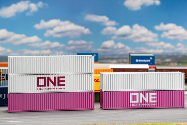 Faller 182152 - 40´ Container ONE, 5er-Set