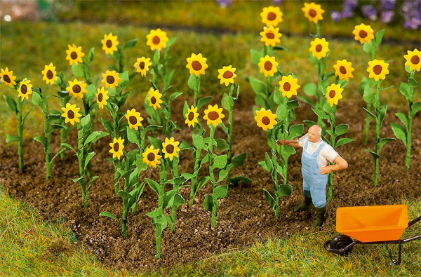 Faller 181256 - 16 Sonnenblumen ca. 20 mm