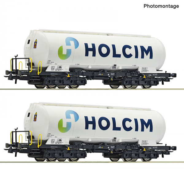 Roco 6600233 - SBB Set 2-teilig Silowagen Uacs Ep.6, "Holcim"