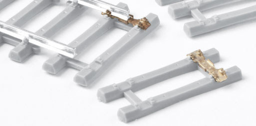 Weinert 74008 - Verstärkter detaillierter Schienenverbinder für RP25-Räder und feiner 16 Stück