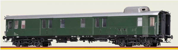 Brawa 58303 - ÖBB Gepäckwagen Pw4üe tannengrün Ep.3, inkl. LED Innenbeleuchtung
