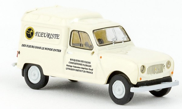 Brekina 14759 - Renault R4 Fourgonnette 1961, Fleuriste (F),