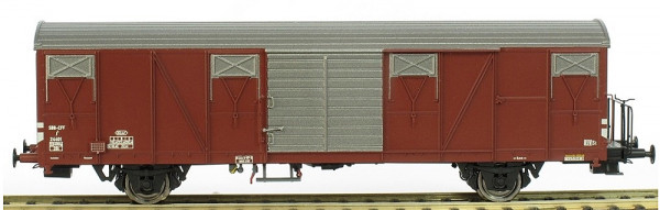 Exacttrain 20446 - SBB Set gedeckte Güterwagen J4 mit Bremserbühne 2-teilig Ep.3, Türen waagerecht p