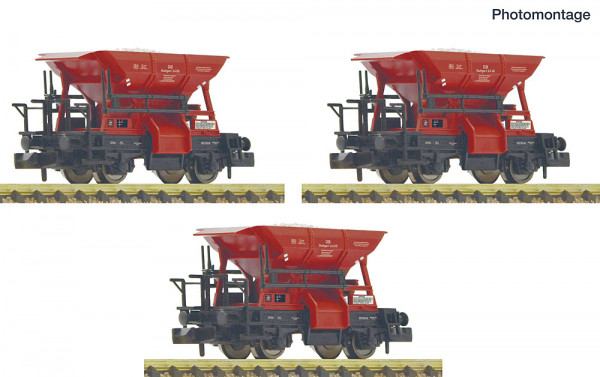 Fleischmann 6660159 - DB 3er Set Talbot Schotterwagen DB E3