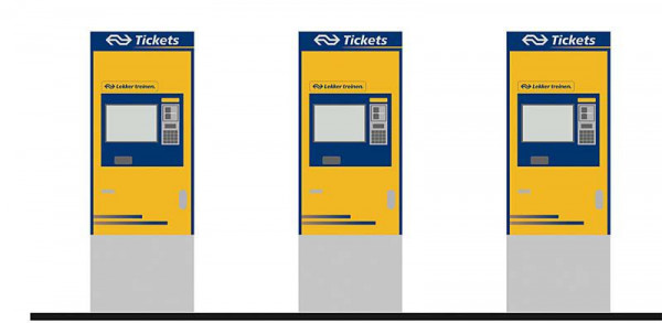Rietze 70295 - Fahrkartenautomat NS Groep N.V (NL) 3 St.