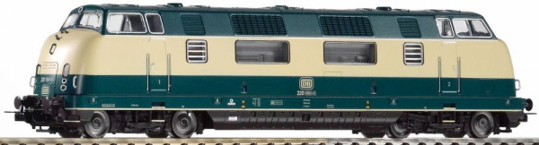 Piko 59725 - DB Diesellok BR 220 oceanblau/beige Ep.4, AC-digital + Sound