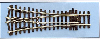 Peco SLE97 - Code100 Y-Weiche 24*, kleiner Radius: 610mm, leitendes Herzstück