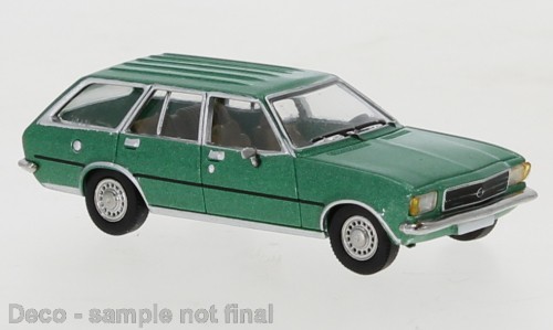 PCX870401 - Opel Rekord D Caravan metallic grün, 1972,