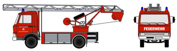 Loewe 4123 - Iveco Magirus "Zeta" 90M5 - DL18 Fw. Burghausen (Facelift)