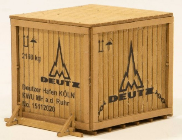 Joswood 40402 - kleine Kiste mit Rahmen Deutz