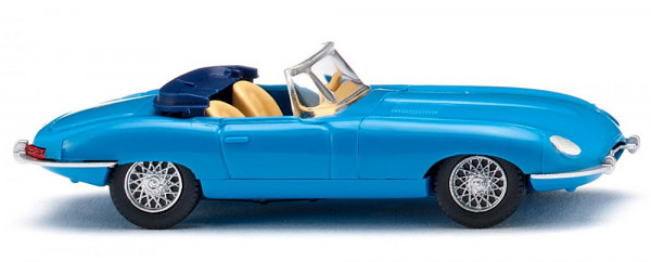 Wiking 081707 - Jaguar E-Type Roadster - blau
