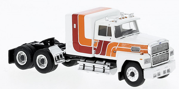 Brekina 85876 - Ford LTL 9000 weiss, orange, 1978,