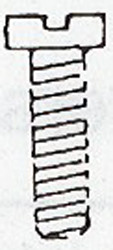 Weinert 2131 - SchraubeM1,2x2mm DIN84,10Stück