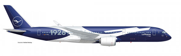 Herpa 573993 - Lufthansa Airbus A350-900 "100 Jahre"