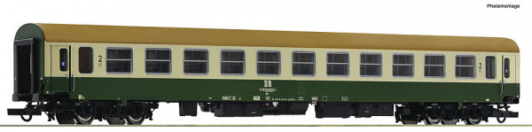 Roco 6200117 - DR Schnellzugwagen 2. Klasse Bme grün/beige Ep. 4, 2. Betriebsnummer