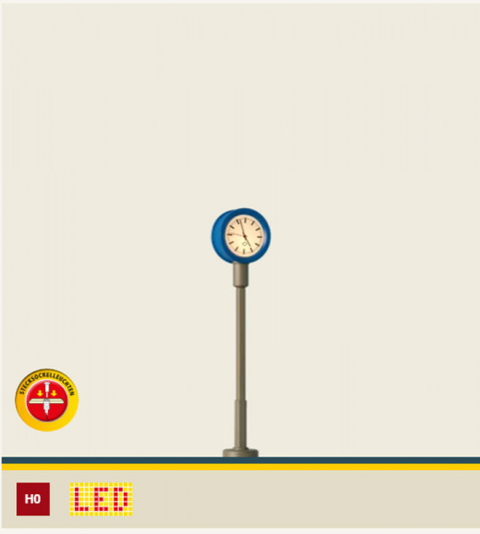 Brawa 84153 - H0 LED Bahnsteiguhr Stecks.[alt 84053]