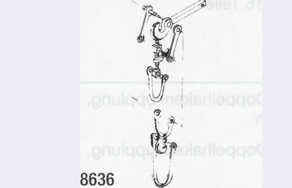 Weinert 8636 - Doppelhakenk. BS, abgefedert