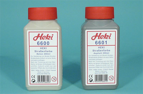 Heki 6601 - Straßenfarbe Asphalt 200 ml Heki Farben
