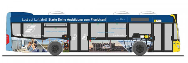 Rietze 73522 - Mercedes-Benz Citaro ´15 Hartmann Berlin - Dt. Flugsicherung