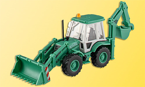 Kibri 15217 - Baggerlader JCB 4C 4x4x4 10x3x3 cm