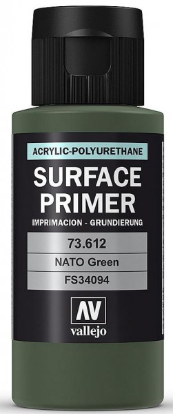 Vallejo 773612 - Primer (Grundierung) NATO Grün, 60 ml
