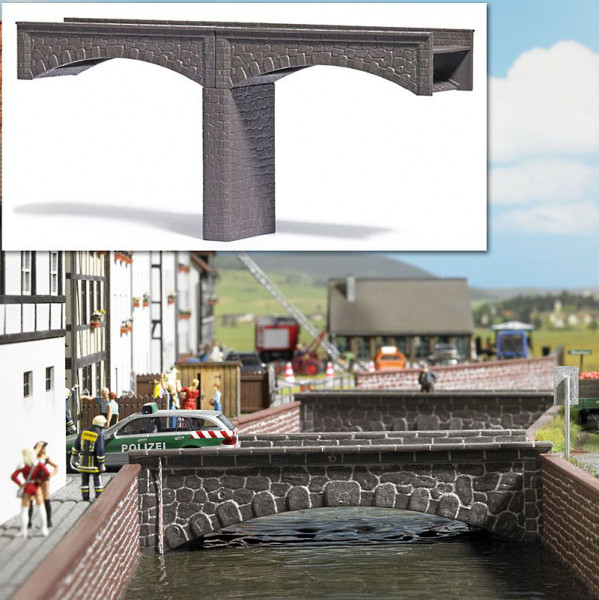 Busch 7019 - Steinbrücke H0/TT
