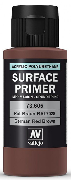 Vallejo 773605 - Primer (Grundierung) Rot-Braun, 60 ml