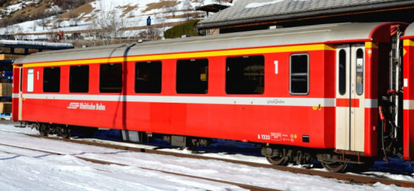 Bemo 3252163 - RhB A 1233 Einheitswagen I neurot