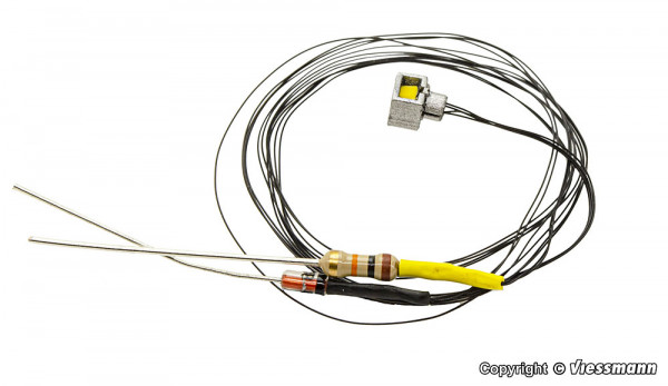 Viessmann 6026 - Wandleuchte modern, 2 LEDs warmweiß